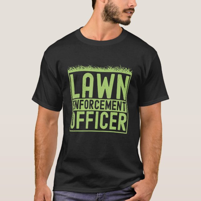 Camiseta Lawn Barber Lawn Mowing Landscaping Mower Farm Gar (Anverso)