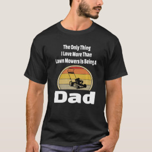Camiseta Lawn Mower Dad Padr Masculino Yard Grass Cutting R