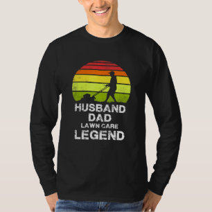 Camiseta Lawn Mower Grass Gardening Husband Dad Lawn Care