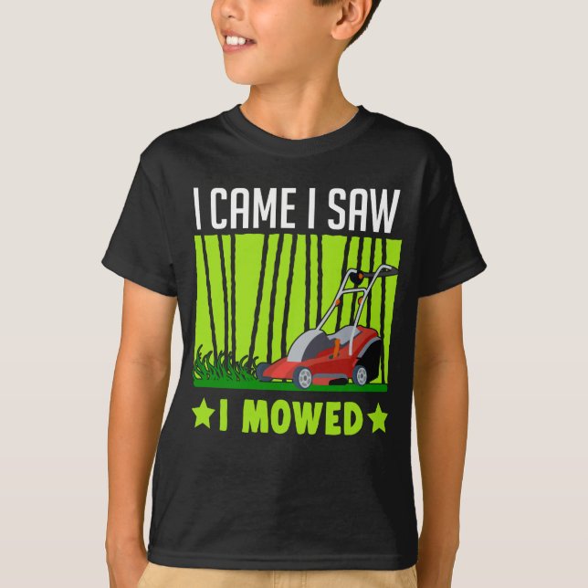 Camiseta Lawn Mower Humor Landscaper Chiste Janitor (Anverso)