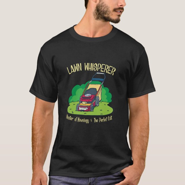 Camiseta Lawn Mower - Lawn Whisperer (Anverso)
