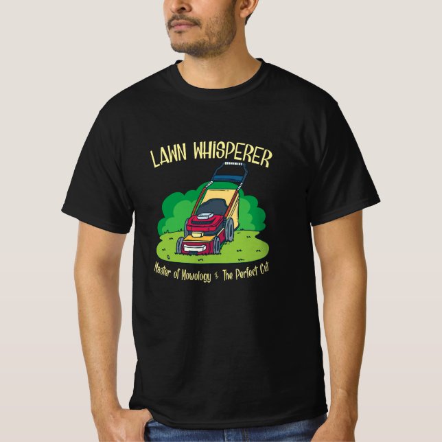 Camiseta Lawn Mower - Lawn Whisperer (Anverso)