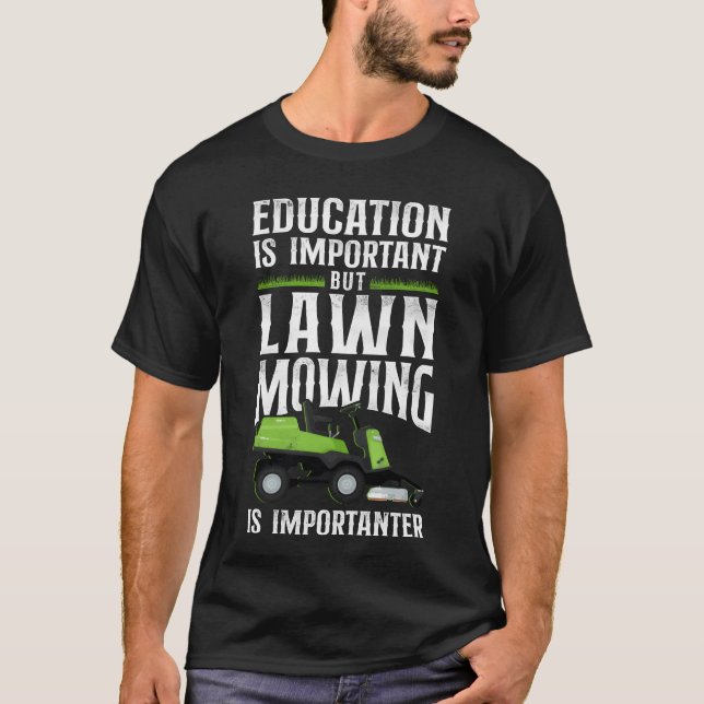 Camiseta Lawn Mower Mowing Papá amigo (Anverso)