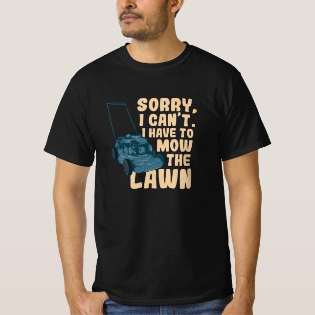 Camiseta Lawn Mowing (Anverso)
