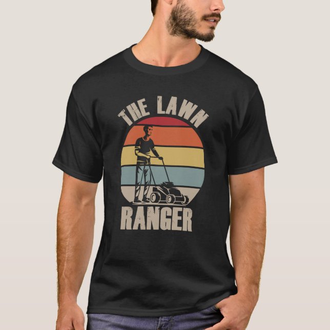 Camiseta Lawn Mowing Humor Landscaper Funny Janitor (Anverso)