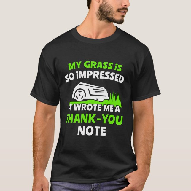 Camiseta Lawn Mowing Robot Robotic Mower (Anverso)