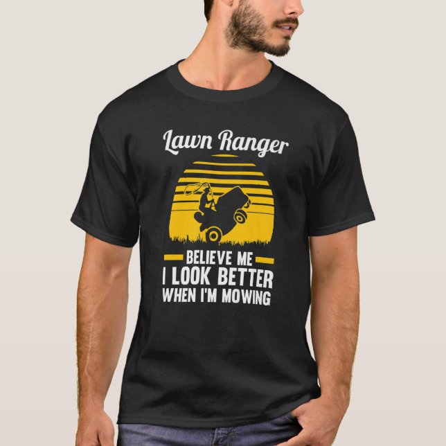Camiseta Lawn Ranger Créeme Me Veo Mejor Ducha De Césped (Anverso)