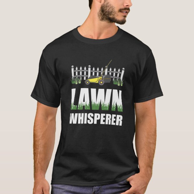 Camiseta Lawn Whisperer Lawn Mower Lawnmower Funny (Anverso)