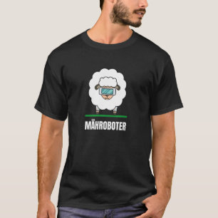 Camiseta Lawnmower Robot Robot Sheep As Lawn Robot