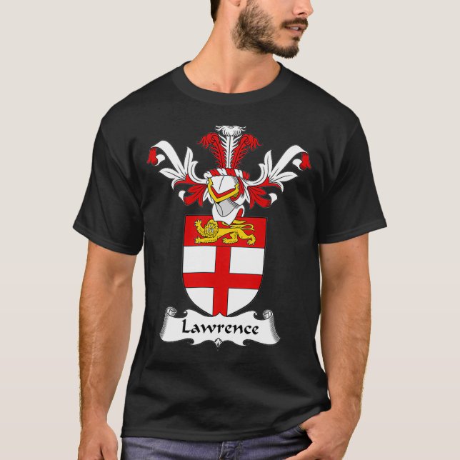 Camiseta Lawrence Coat of Arms Family Crest (Anverso)
