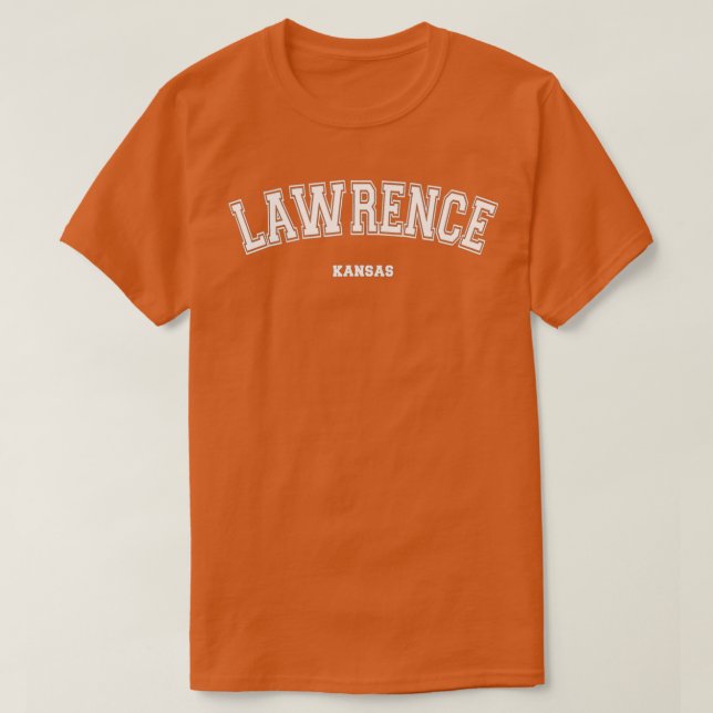 Camiseta Lawrence Kansas  (Diseño del anverso)