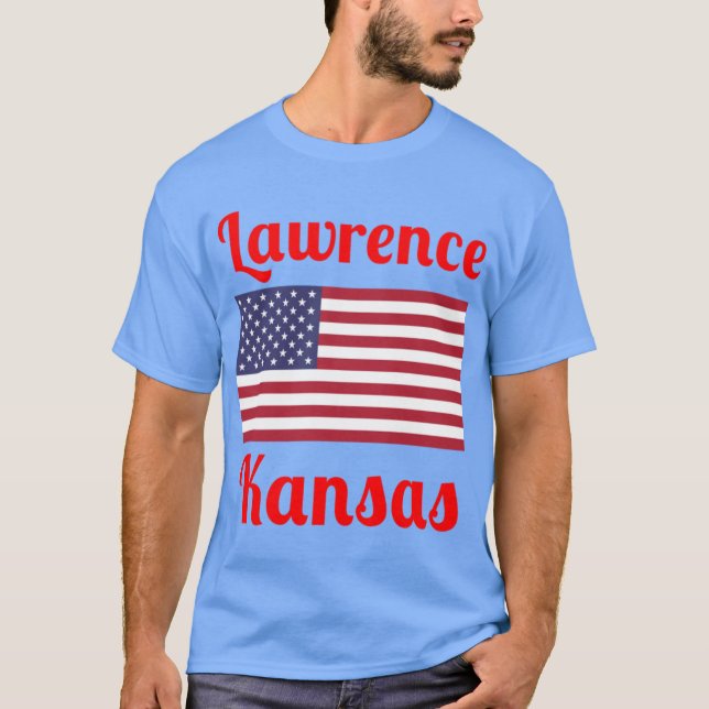 Camiseta Lawrence Kansas Stylish Prints2 (Anverso)