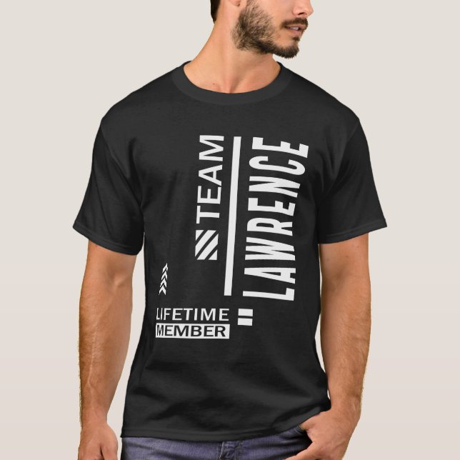 Camiseta Lawrence Nombre personalizado Regalo de cumpleaños (Anverso)