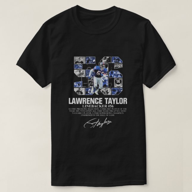 Camiseta Lawrence Taylor (Diseño del anverso)
