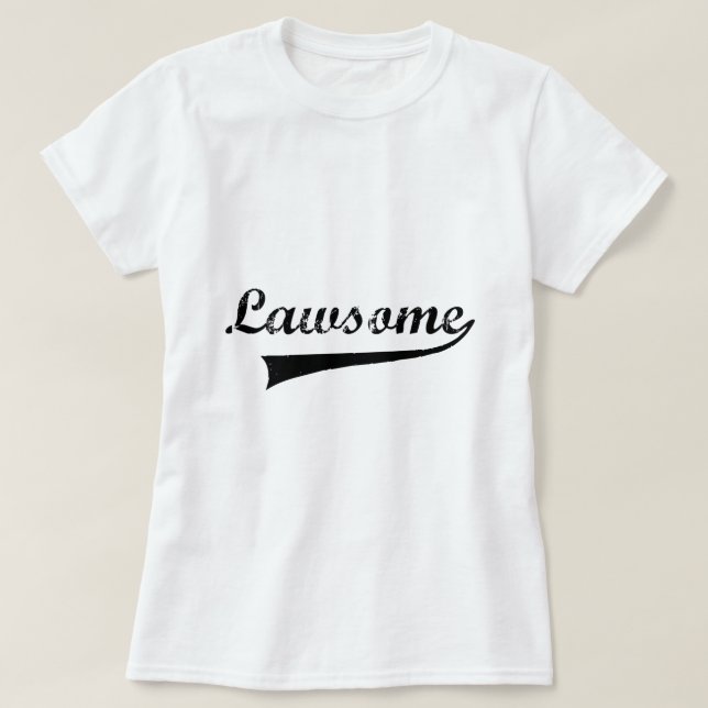 Camiseta Lawsome (Diseño del anverso)