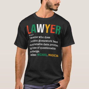 Camiseta Lawyer Definition Noun Funny Lawyer Law