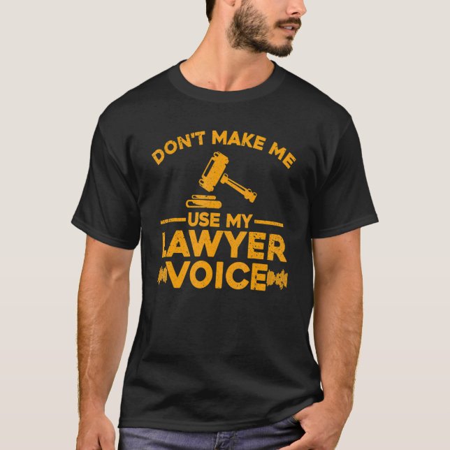 Camiseta Lawyer For Men Women Attorney Paralegal   (Anverso)