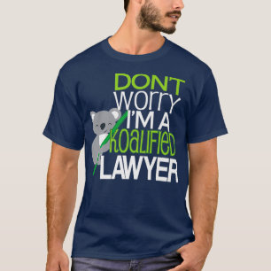 Camiseta Lawyer Koalified Funny Law School Student Bar
