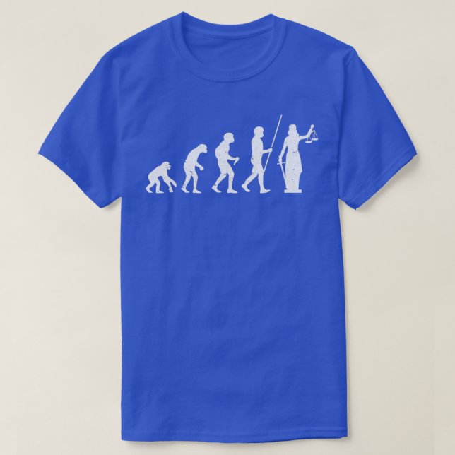 Camiseta Lawyer lawyer Jura Justitia Evolution gift (Diseño del anverso)