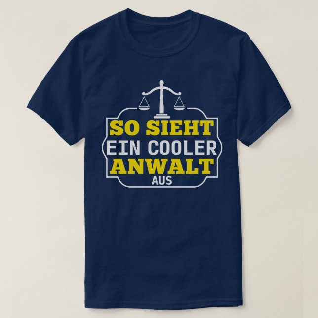 Camiseta Lawyer Lawyer Lawyer Lawyer Saying Cool (Diseño del anverso)