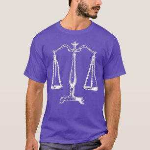 Camiseta Lawyer Scale Art Funny Law School Judge Student