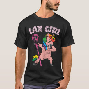 Camiseta Lax Chica Unicorn Equipo jugador de Lacrosse Anima