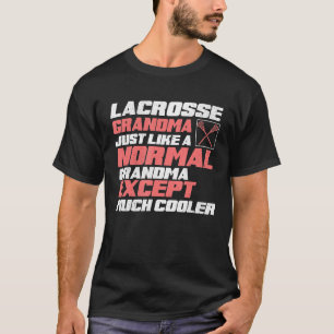 Camiseta Lax Player Abuela Lacrosse Mujeres Lacrosse Gra
