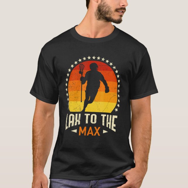 Camiseta Lax To The Max Lacrosse (Anverso)