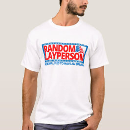 Camiseta Layperson al azar (versión de la bandera