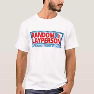 Camiseta Layperson al azar (versión de la bandera