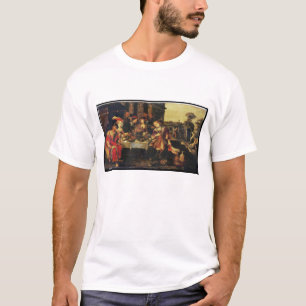 Camiseta Lazarus en la tabla del hombre rico, 1618 (aceite