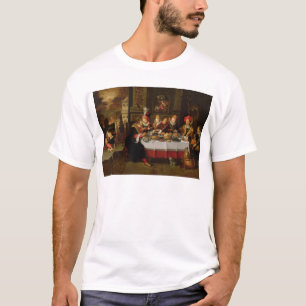 Camiseta Lazarus y la tabla del hombre rico