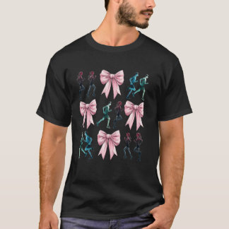 Camiseta Lazo Coqueta Corredora Corredora Maratón Rosa Madr