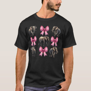 Camiseta Lazo Coqueta Elefante Chica Mamá Día de las Madres