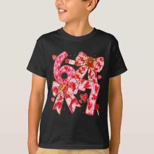 Camiseta Lazo Coqueto 6 7 Corazones Seis Siete Día de San V