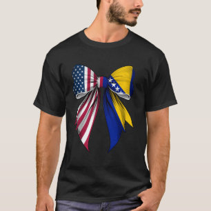 Camiseta Lazo Coqueto Bosnia y Herzegovina Orgullo Bosnio