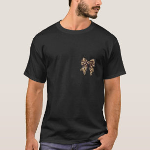 Camiseta Lazo Coqueto Estampado Leopardo Lazo Delicado Anim