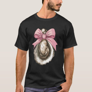 Camiseta Lazo Coqueto Oyster Shuck Girl Mamá Rosa Día de la