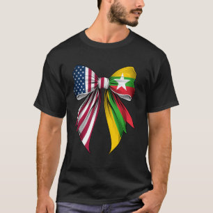 Camiseta Lazo Coqueto Raíces de Birmania Patrimonio Orgullo