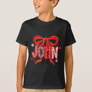 Camiseta Lazo Coquette Juan 3_16 Divertido Cristiano Amado