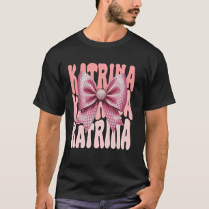 Camiseta Lazo Coquette Katrina Rosa Abuela Lindo Día de la