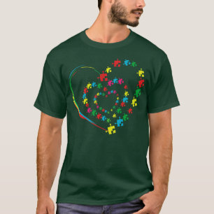 Camiseta Lazo de amor: regalo de conciencia sobre el autism