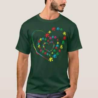 Camiseta Lazo de amor: regalo de conciencia sobre el autism