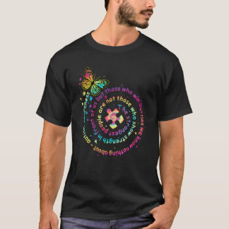 Camiseta Lazo de conciencia del autismo Puzzle Mariposa Niñ
