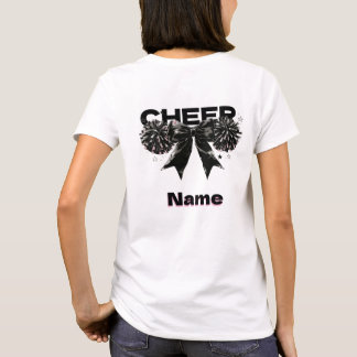 Camiseta Lazo de nombre de animadora personalizado
