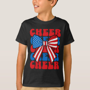 Camiseta Lazo de porristas coquette deporte porrista Usa am