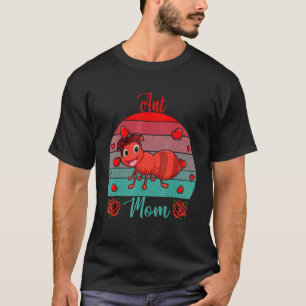 Camiseta Lazo Floral de Insecto Vintage Retro Ant Mamá San