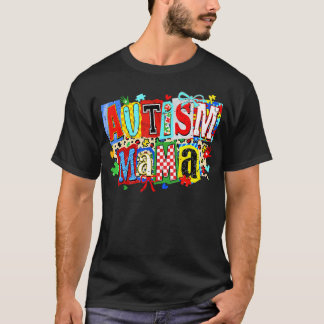 Camiseta Lazo Romántico Retro Rompecabezas Conciencia Mama