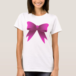Camiseta Lazo rosa bonito de concienciación sobre el cáncer