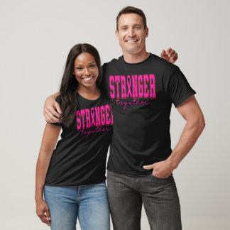 Camiseta Lazo Rosa Contra el Cáncer de Mama Más Fuertes Jun